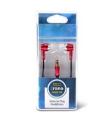 Crono E14R - sluchátka, 3.5mm jack, červene