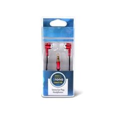 Crono E14R - sluchátka, 3.5mm jack, červene