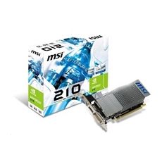 MSI VGA nVidia N210-TC1GD3H/LP, GT210, 1024MB DDR3 TC 64bit (512MB on board), Passive