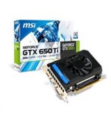 MSI VGA nVidia N650Ti-2GD5/OC, GTX650Ti, 2GB GDDR5, DVI-D, VGA, HDMI