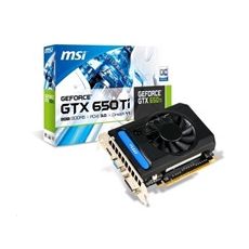 MSI VGA nVidia N650Ti-2GD5/OC, GTX650Ti, 2GB GDDR5, DVI-D, VGA, HDMI