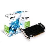 MSI VGA nVidia N720-1GD5HLP, GT720, DDR5 1GB, VGA, DVI-D, HDMI, LP, heatsink