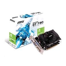 MSI VGA nVidia N730-4GD3, GT730, DDR3 4GB, DVI-I, HDMI,Fan