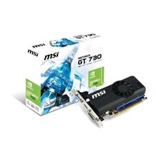 MSI VGA nVidia N730K-1GD5LP/OC, GT730K, DDR5 1GB, DVI-D, HDMI, Fan