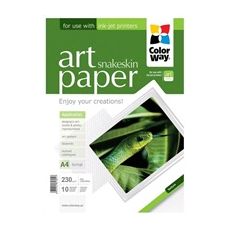 COLORWAY fotopapier/ ART glossy texture "snakeskin" 230g/m2, A4/ 10 kusov