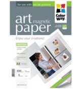 COLORWAY fotopapier/ ART glossy "magnetic" 690g/m2, A4 / 5kusov