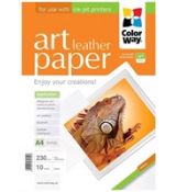 COLORWAY fotopapier/ ART glossy texture "leather" 230g/m2, A4/ 10 kusov