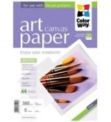 COLORWAY fotopapier/ ART Cotton Canvas 380g/m2, A4/ 5 kusov
