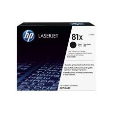 CF281X čierna tonerová kazeta s vysokou výťažnosťou HP 81X LaserJet