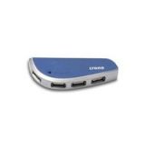Crono USB HUB curve, 4 porty, USB 2.0, modrý