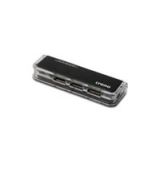 Crono USB HUB, 4 porty, USB 2.0, čierna