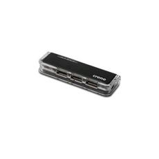 Crono USB HUB, 4 porty, USB 2.0, čierna