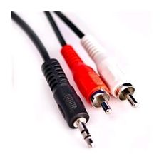 Crono kabel prepojovací Jack / Cinch - stereo, Jack 3.5mm (samec) / 2x Cinch (samec), 1.8m