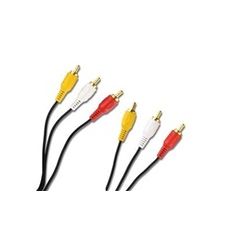 Crono prepojovací kabel 3x cinch (M) - 3x cinch (M) ,1.8 m