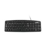 Crono CK2108 - multimediálna klávesnica, CZ / SK, USB / PS2, čierna