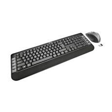Trust Tecla Wireless Multimedia Deskset, USB adapter, čierna, CZ