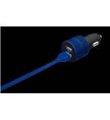Trust Dual Smartphone Car Charger - modrý