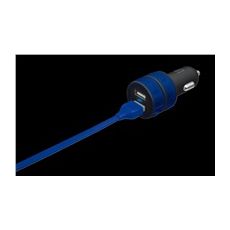 Trust Dual Smartphone Car Charger - modrý