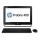 Hewlett-Packard HP 400PO AiO Touch Intel® Core™ i3-4150T 3 GHz, 21,5" HD, 4GB, 500GB, DVDRW, WiFi, KLV+MYS, Win8.1Pro64