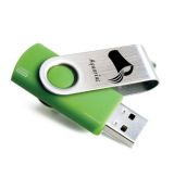 Goodram USB flash disk, 2.0, 16GB, Twister, svetlo zelený VODNÁR a VŠETKY ZNAMENIA v krabičke