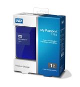 Externý pevný disk, Western Digital, 2,5", 1000GB, 1TB, My Passport ULTRA, USB 3.0, WDBGPU0010BBL-EESN, modrý
