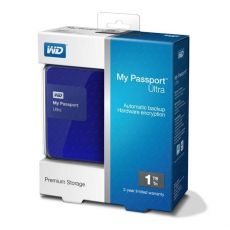 Externý pevný disk, Western Digital, 2,5", 1000GB, 1TB, My Passport ULTRA, USB 3.0, WDBGPU0010BBL-EESN, modrý