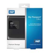 Externý pevný disk, Western Digital, 2,5", 1000GB, 1TB, My Passport ULTRA, USB 3.0, WDBGPU0010BBK-EESN, čierny
